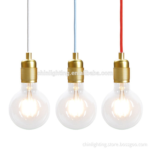 LED lighting accessory e27 hanging pendant for home decoration and commerical use